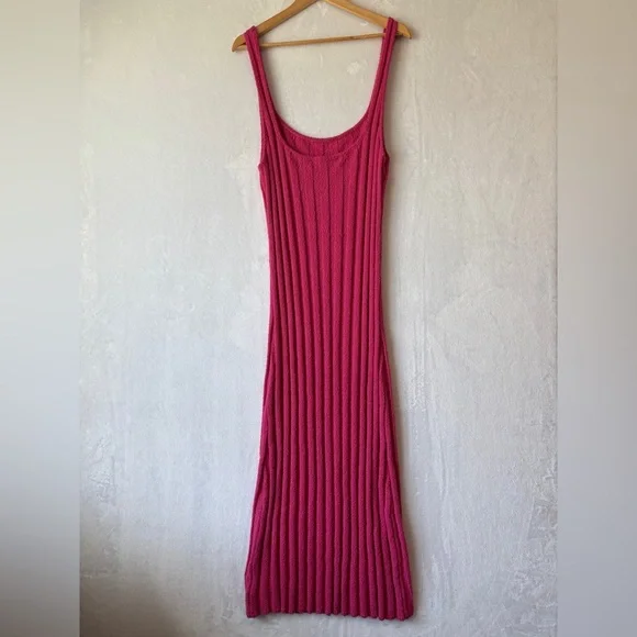 Free People Beach Santos Pink Maxi Dress XL - Picture 11 of 12